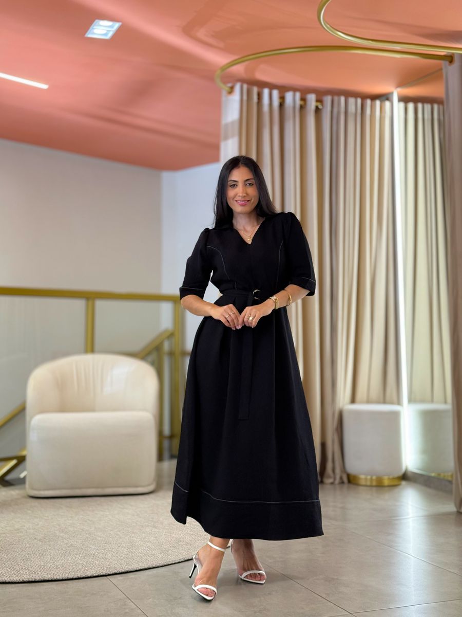 Vestido Nicole Preto