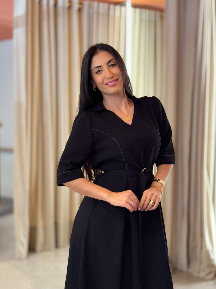 Vestido Nicole Preto
