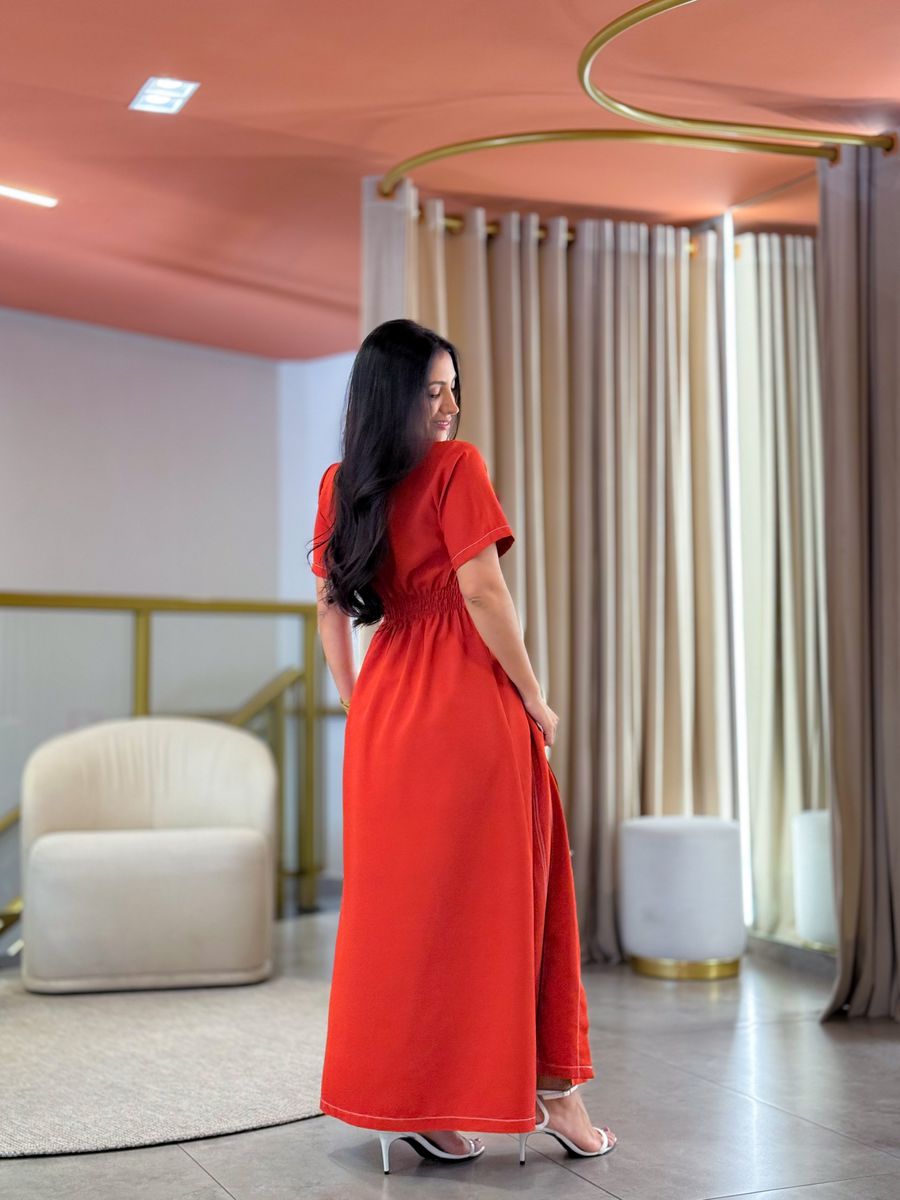 Vestido Tamara Terracota
