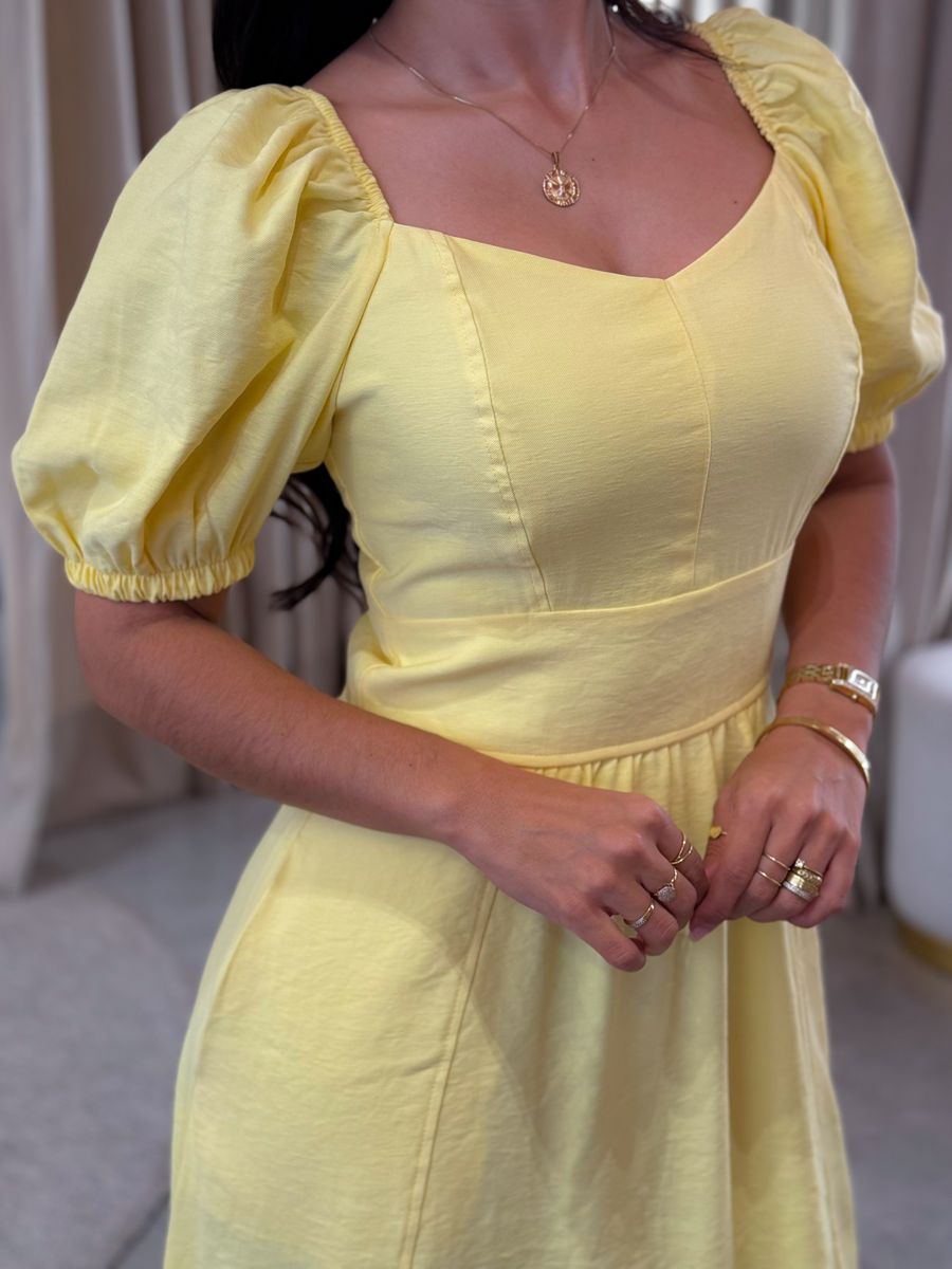 Vestido Aline Amarelo