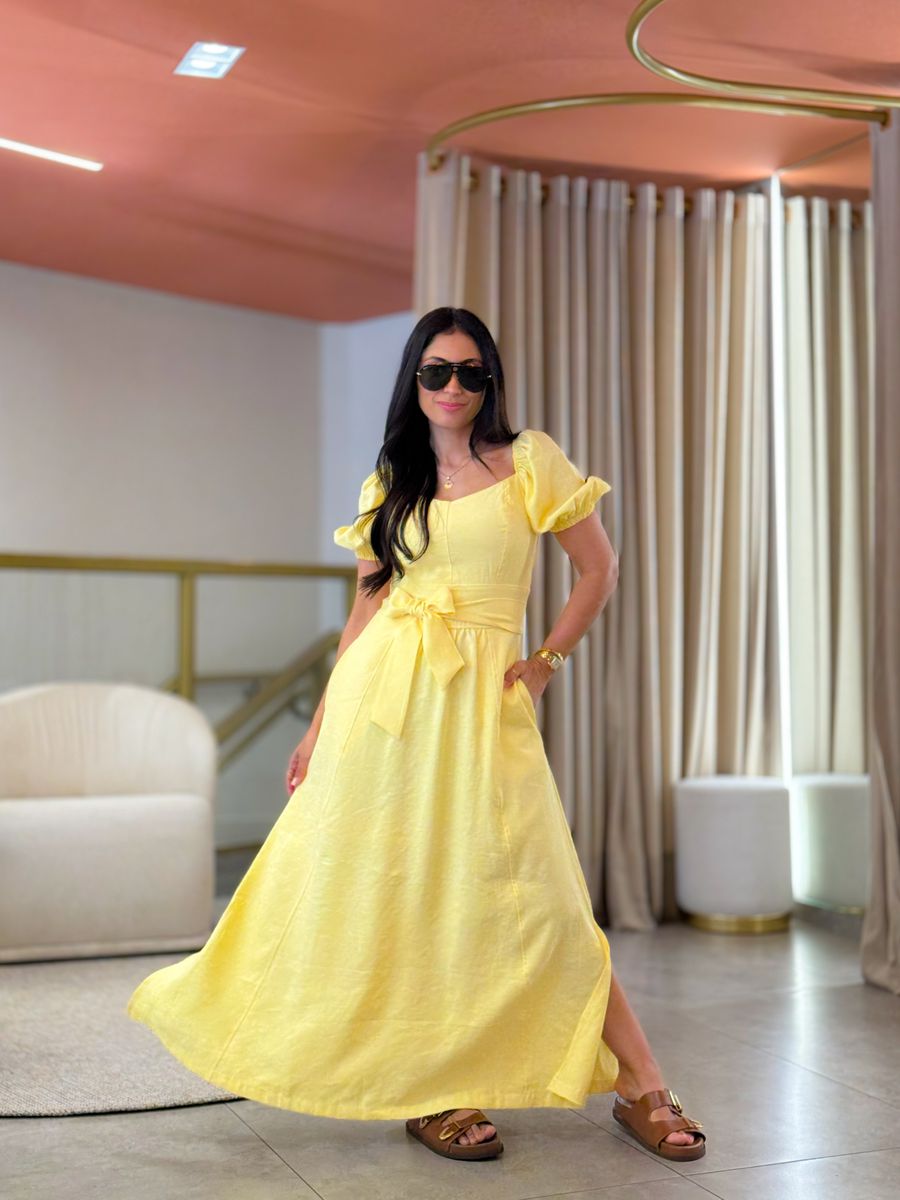 Vestido Aline Amarelo