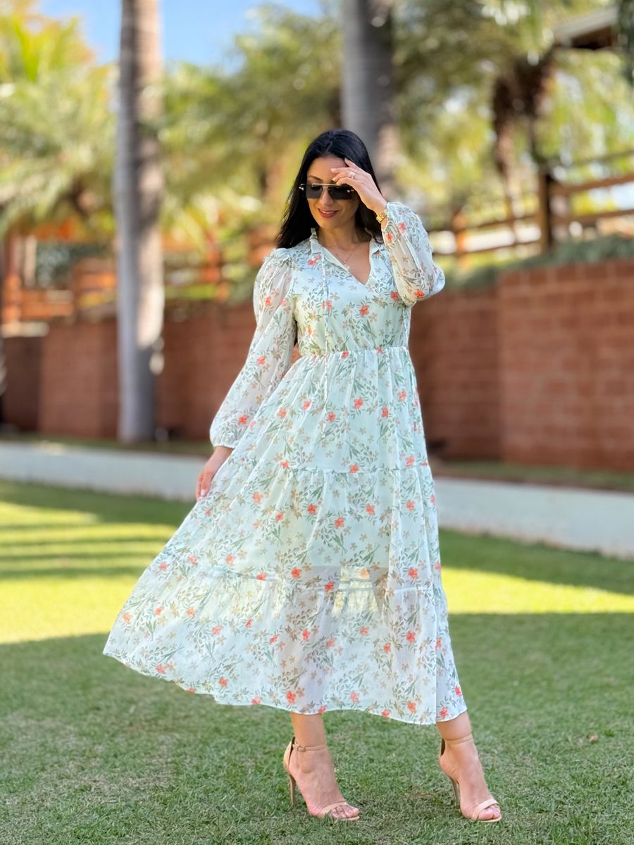 Vestido Julia Verde Floral