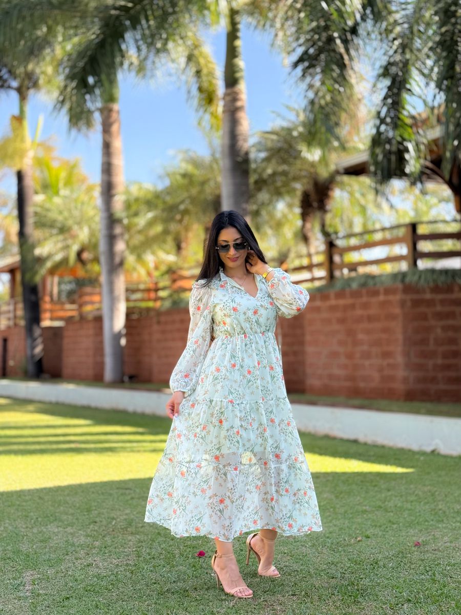 Vestido Julia Verde Floral