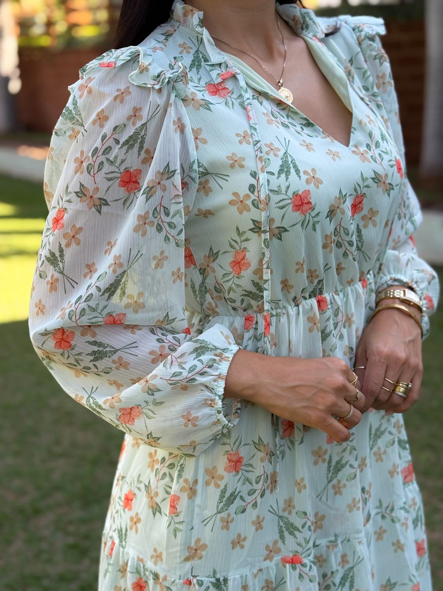 Vestido Julia Verde Floral