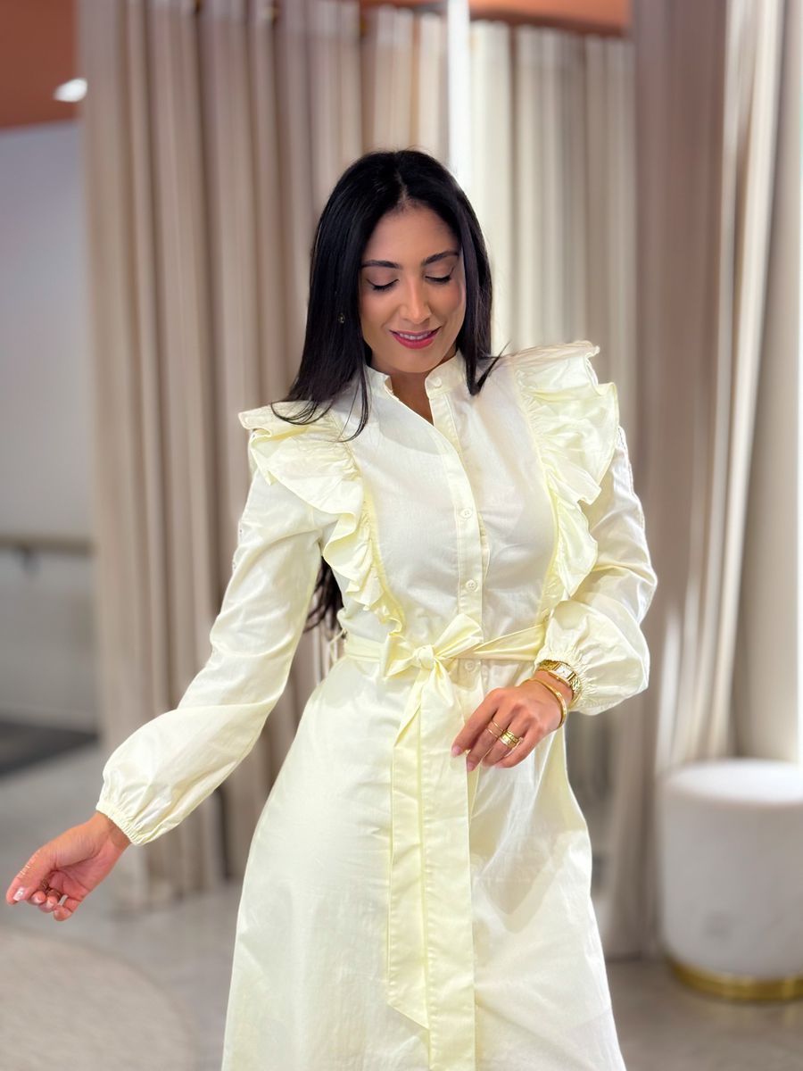Vestido Paola Amarelo