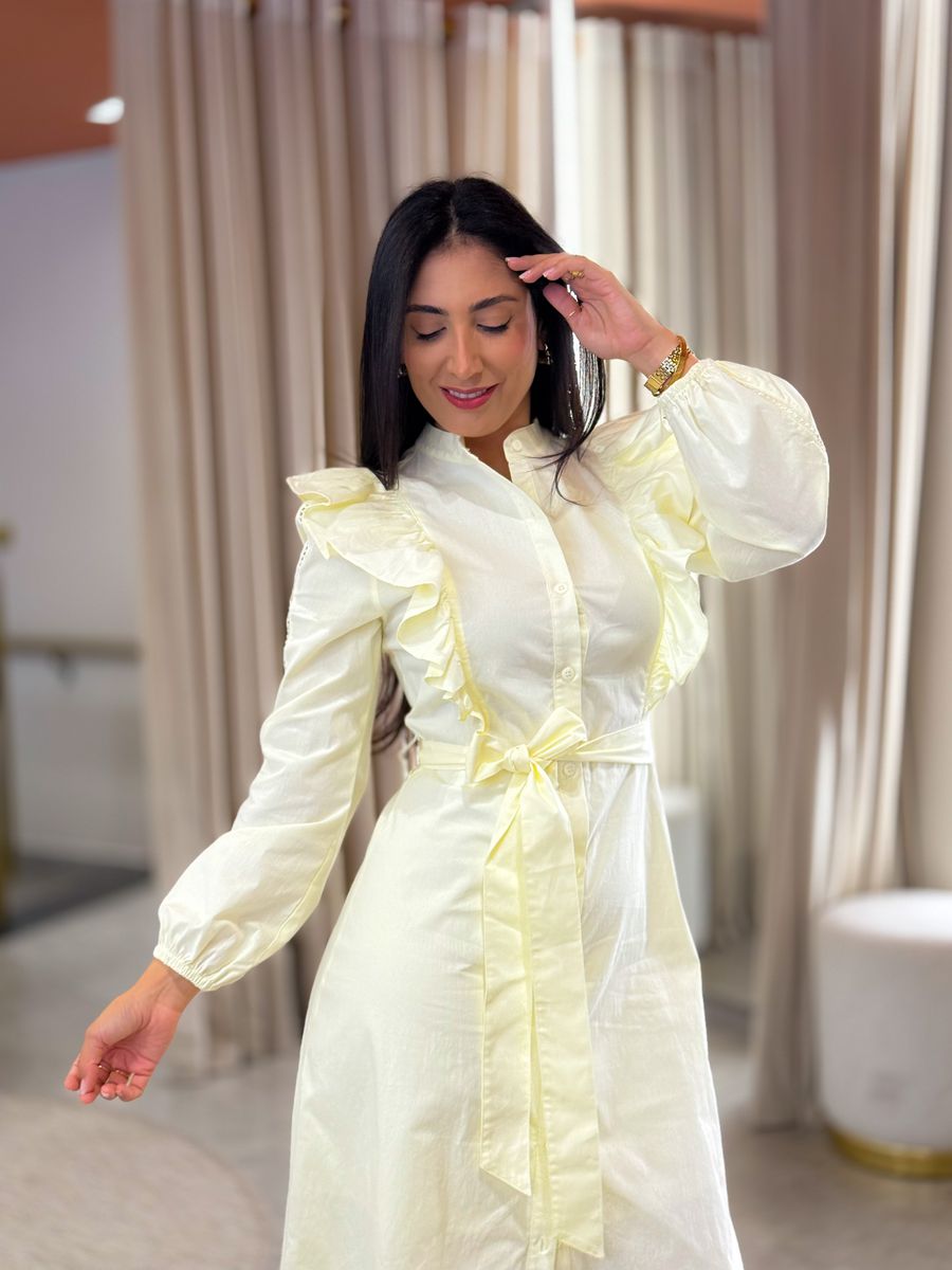 Vestido Paola Amarelo