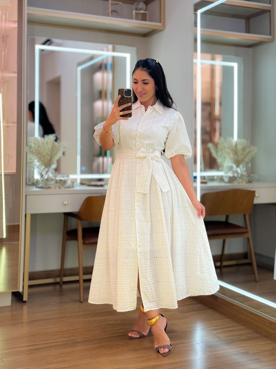 Vestido Rebeca Off White