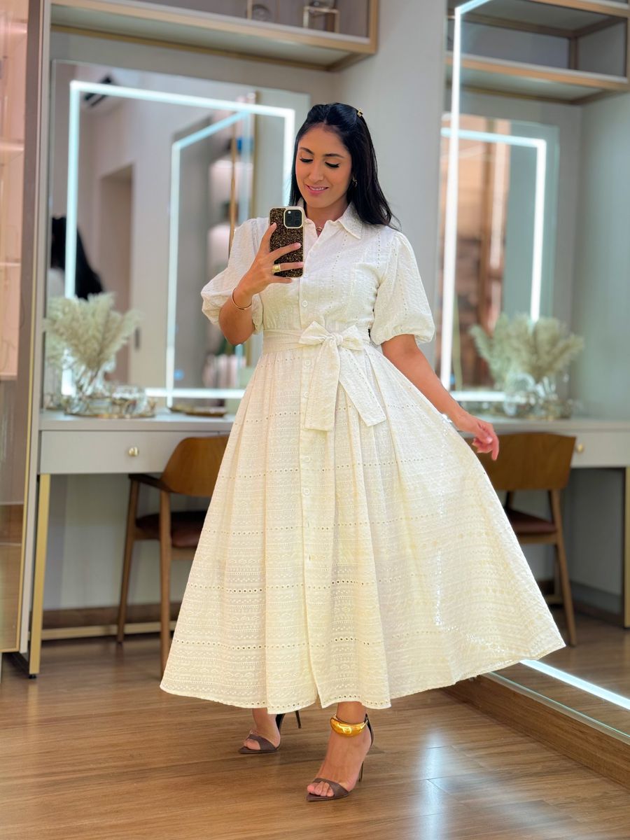 Vestido Rebeca Off White