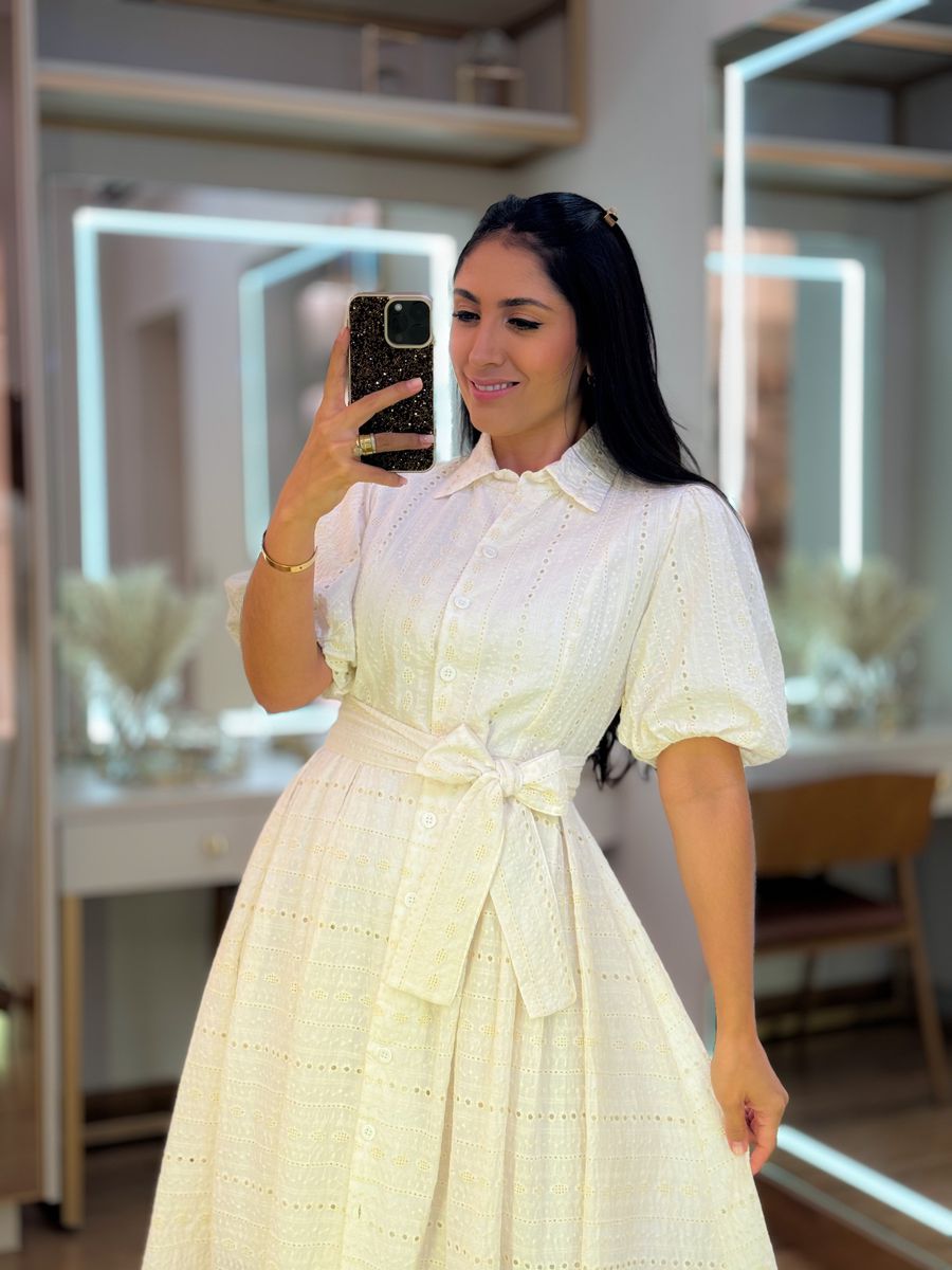 Vestido Rebeca Off White