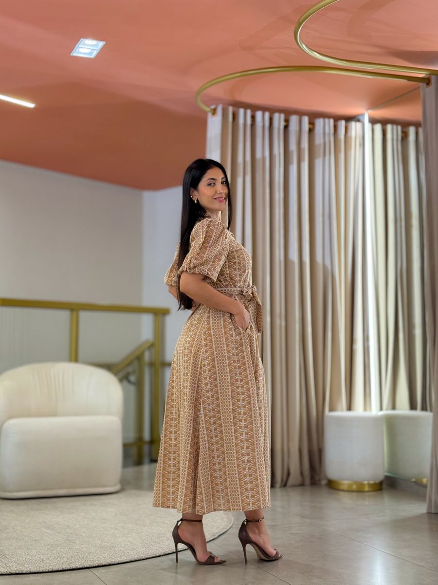 Vestido Rebeca Caramelo