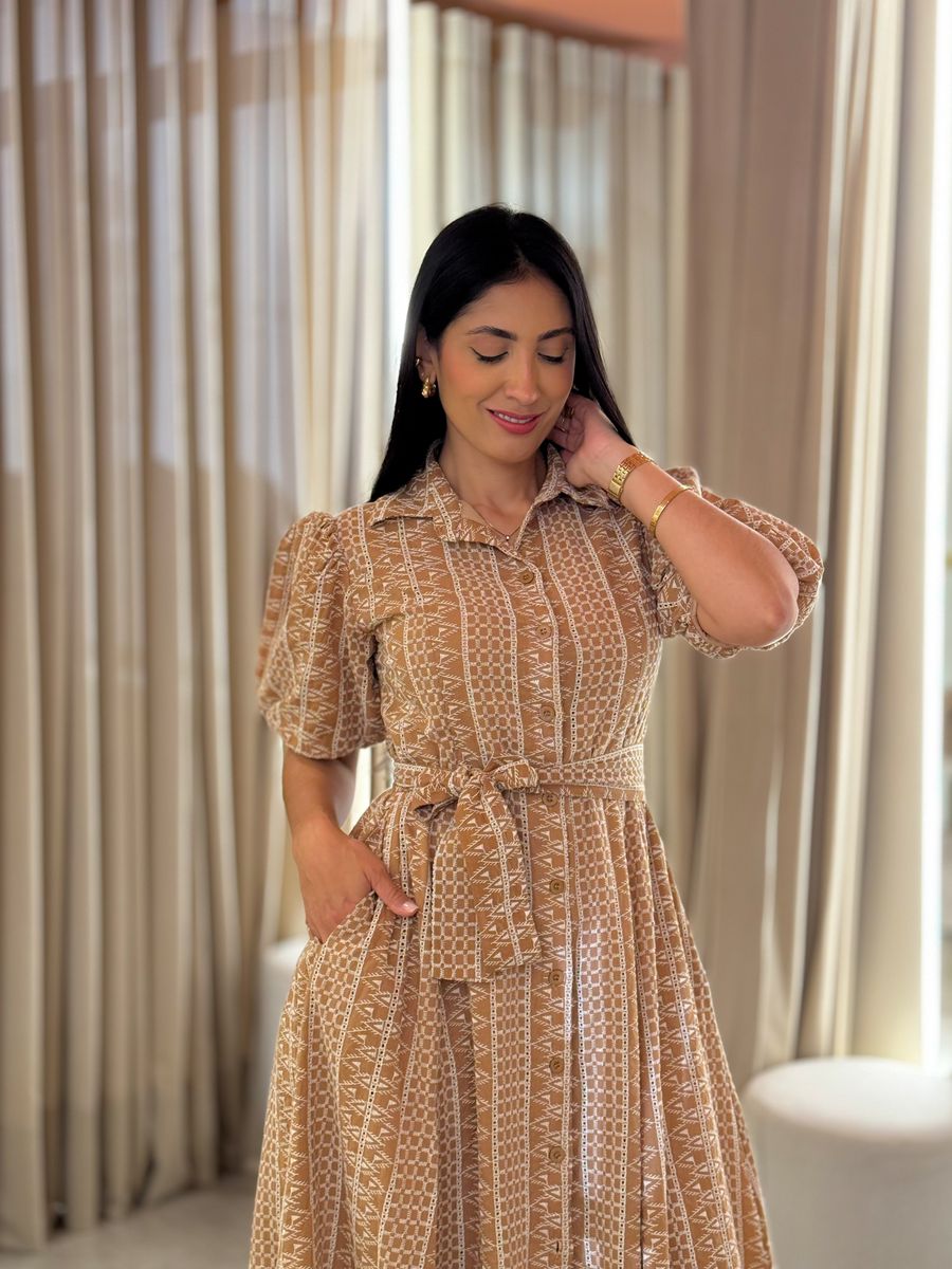 Vestido Rebeca Caramelo