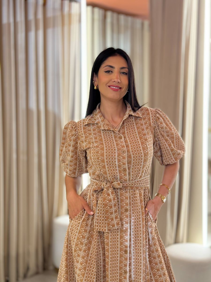 Vestido Rebeca Caramelo