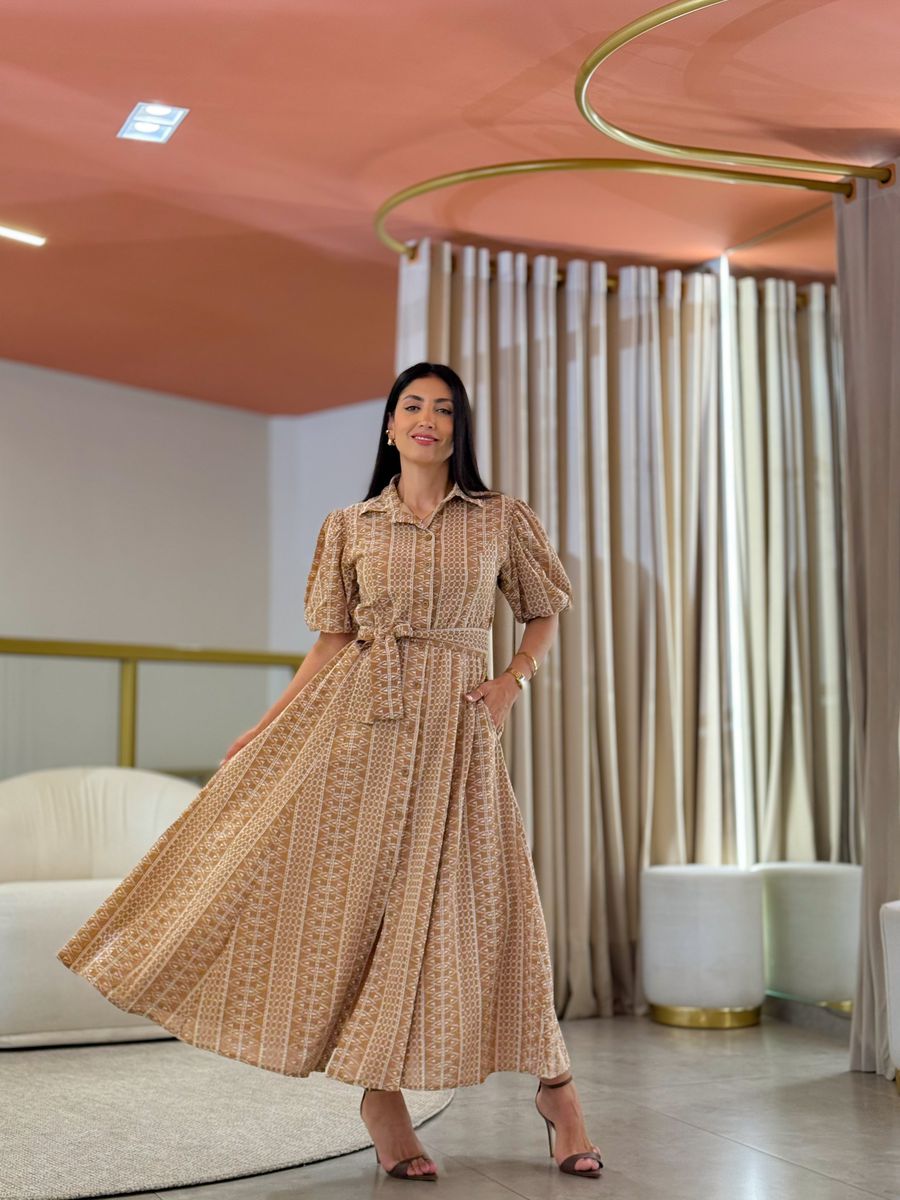 Vestido Rebeca Caramelo