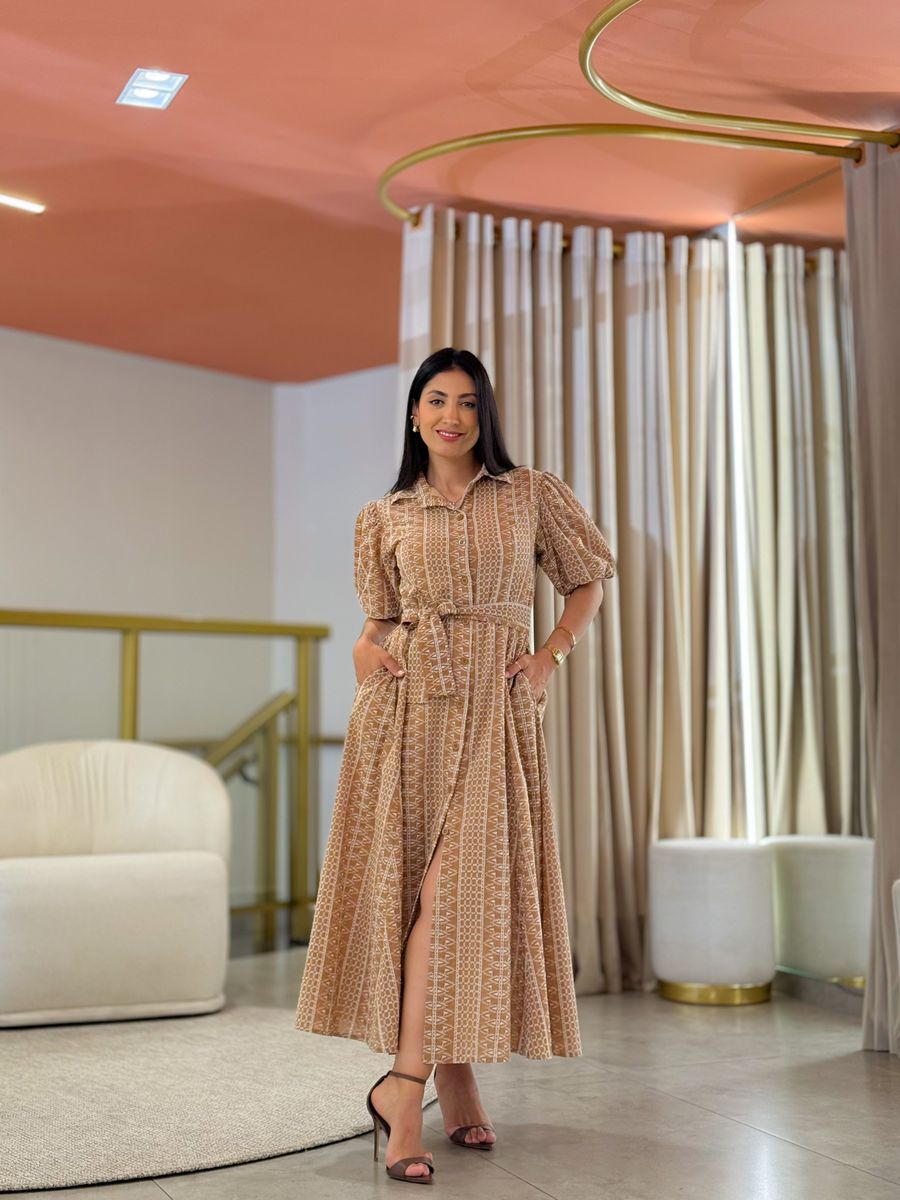 Vestido Rebeca Caramelo