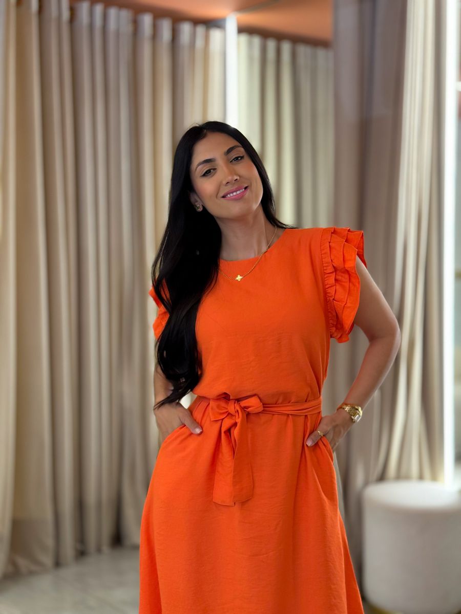 Vestido Mara Laranja