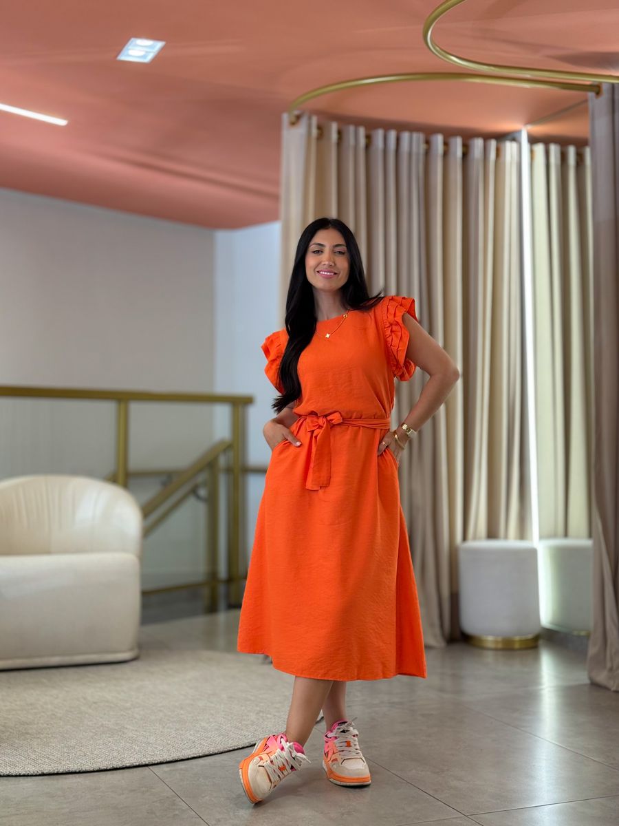 Vestido Mara Laranja