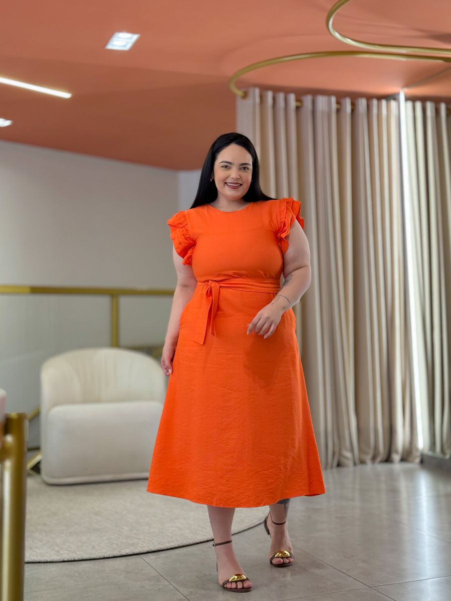 Vestido Mara Laranja