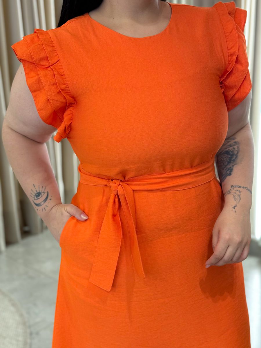 Vestido Mara Laranja