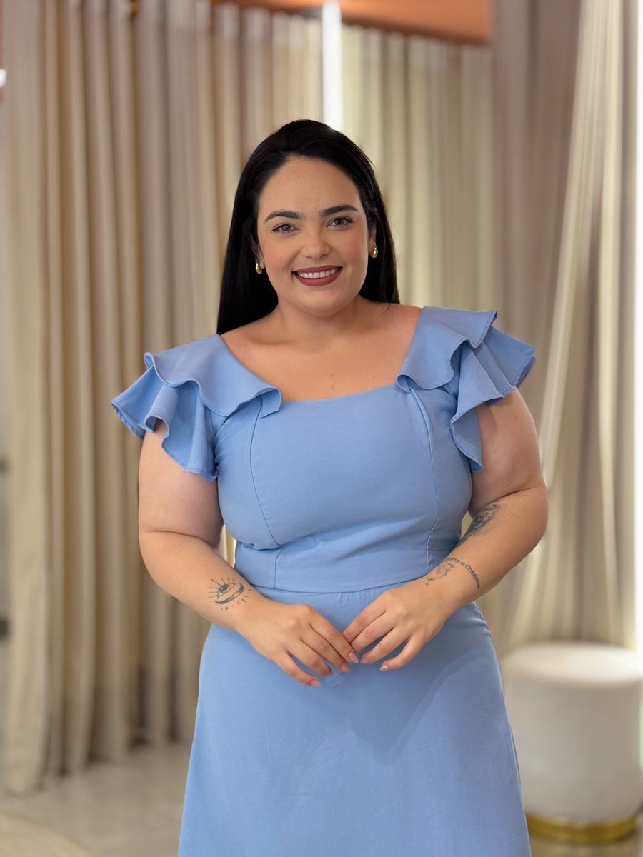 Vestido Ane Azul Bebe