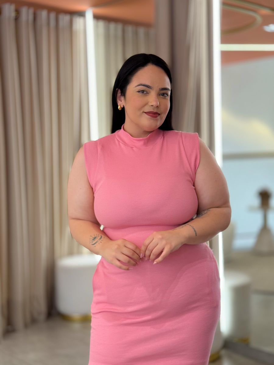 Vestido Isis Rosa Chiclete