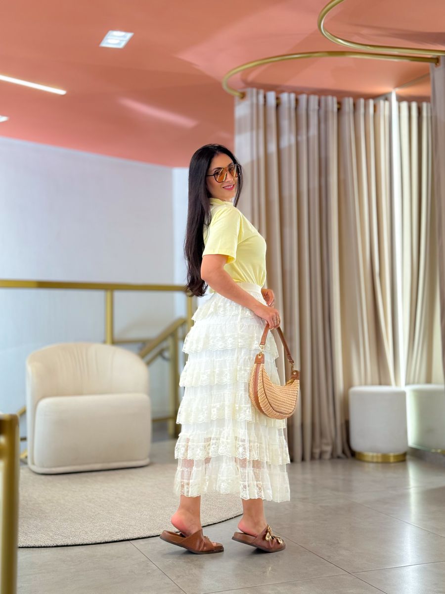 Saia Luiza Creme
