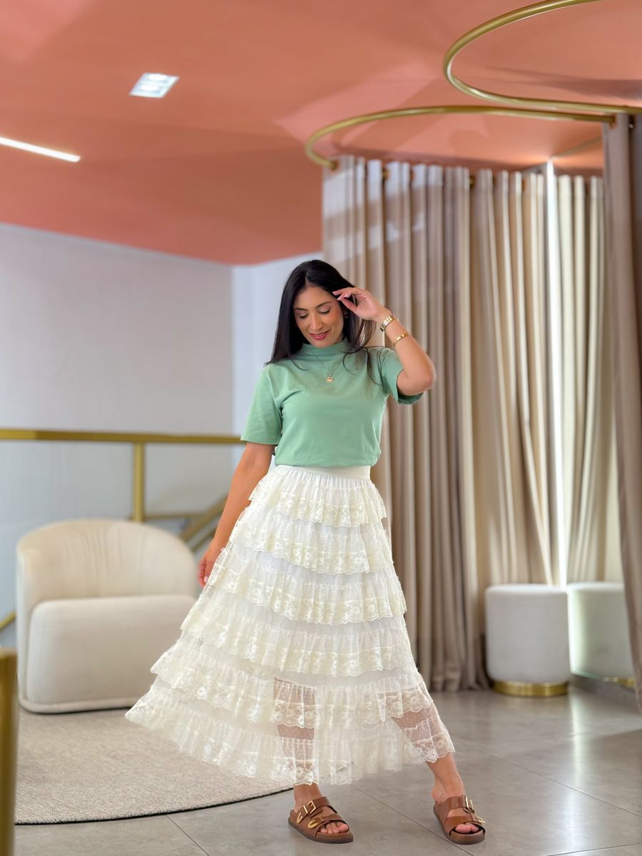 Blusa Betina Verde Pistache