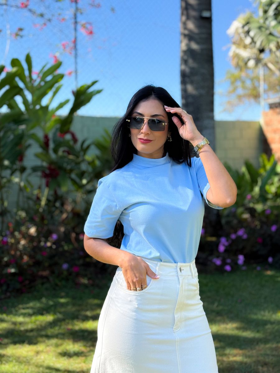 Blusa Betina Azul Bebe