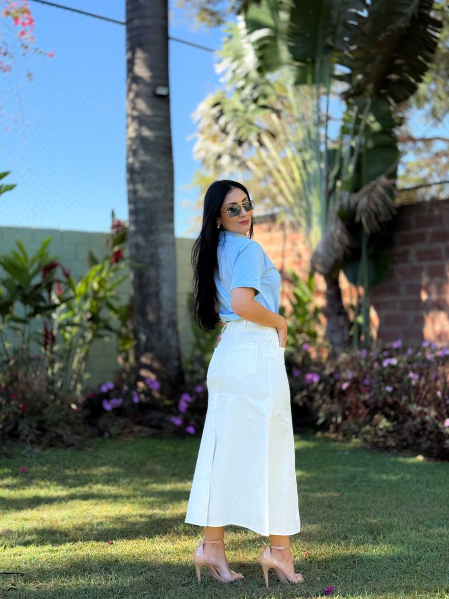 Blusa Betina Azul Bebe