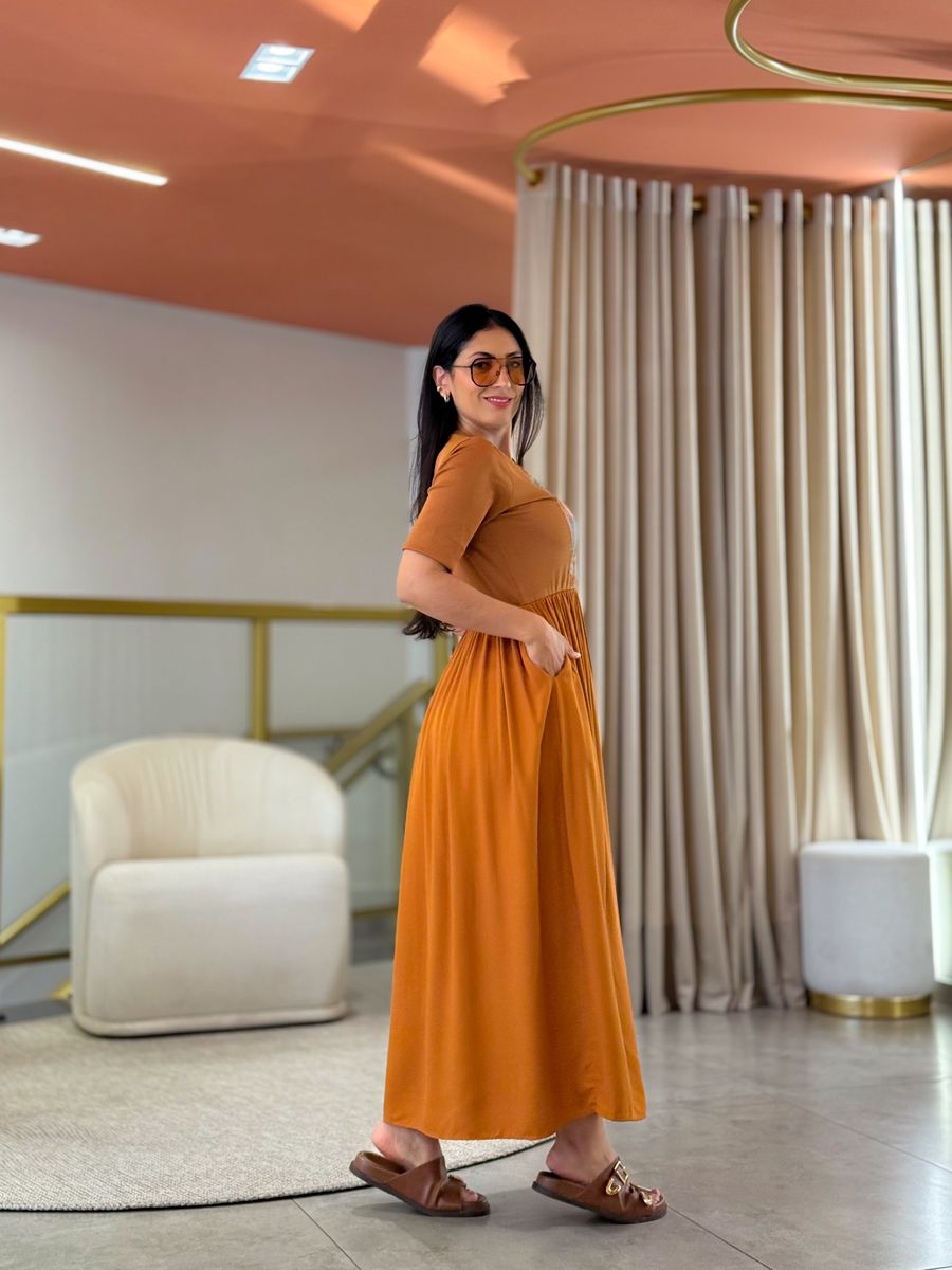 Vestido Kiara Caramelo Tucano