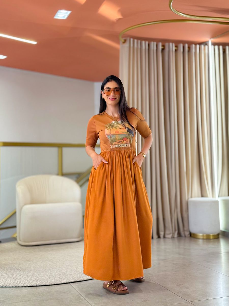 Vestido Kiara Caramelo Tucano