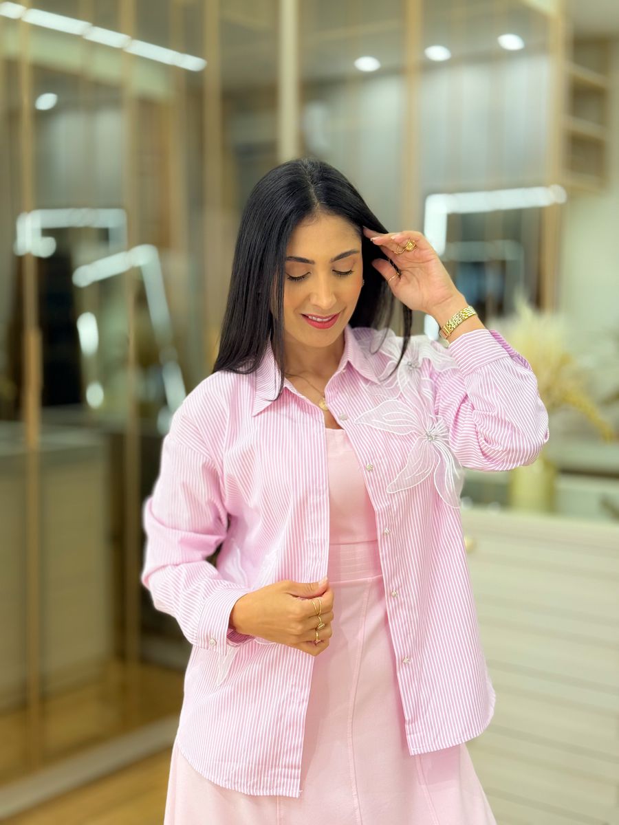 Camisa Penelope Rosa