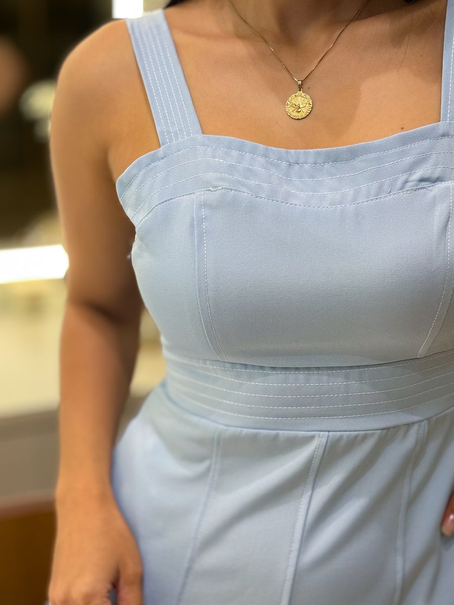Vestido Naiara Azul Bebe