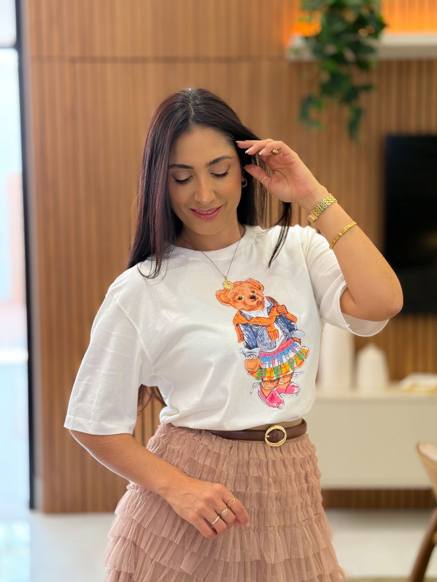 T-shirt Ted Branco