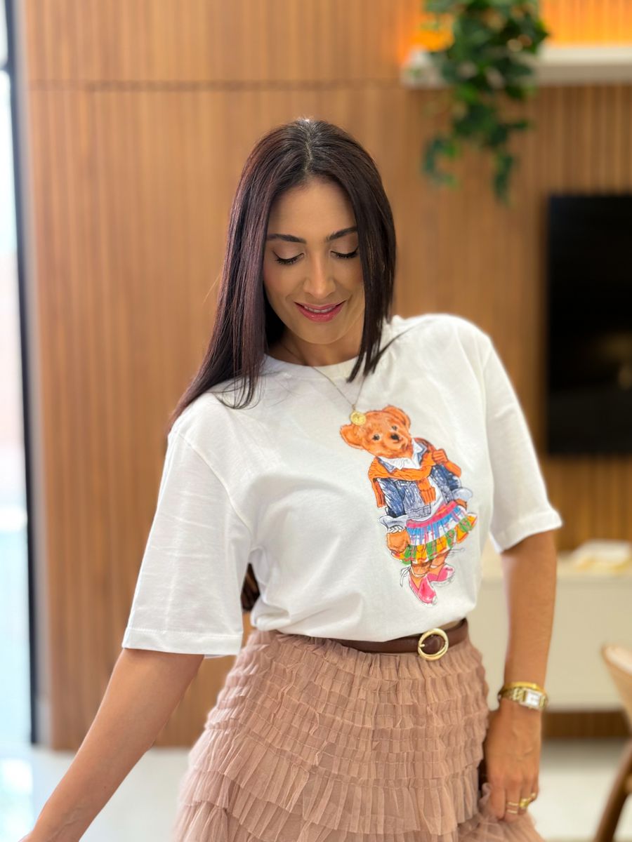 T-shirt Ted Branco