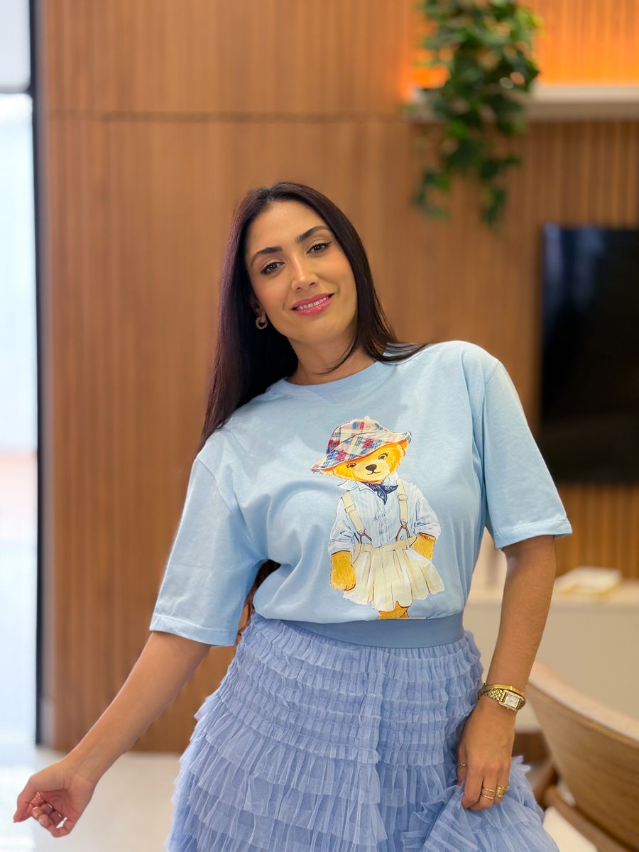 T-shirt Ted Azul