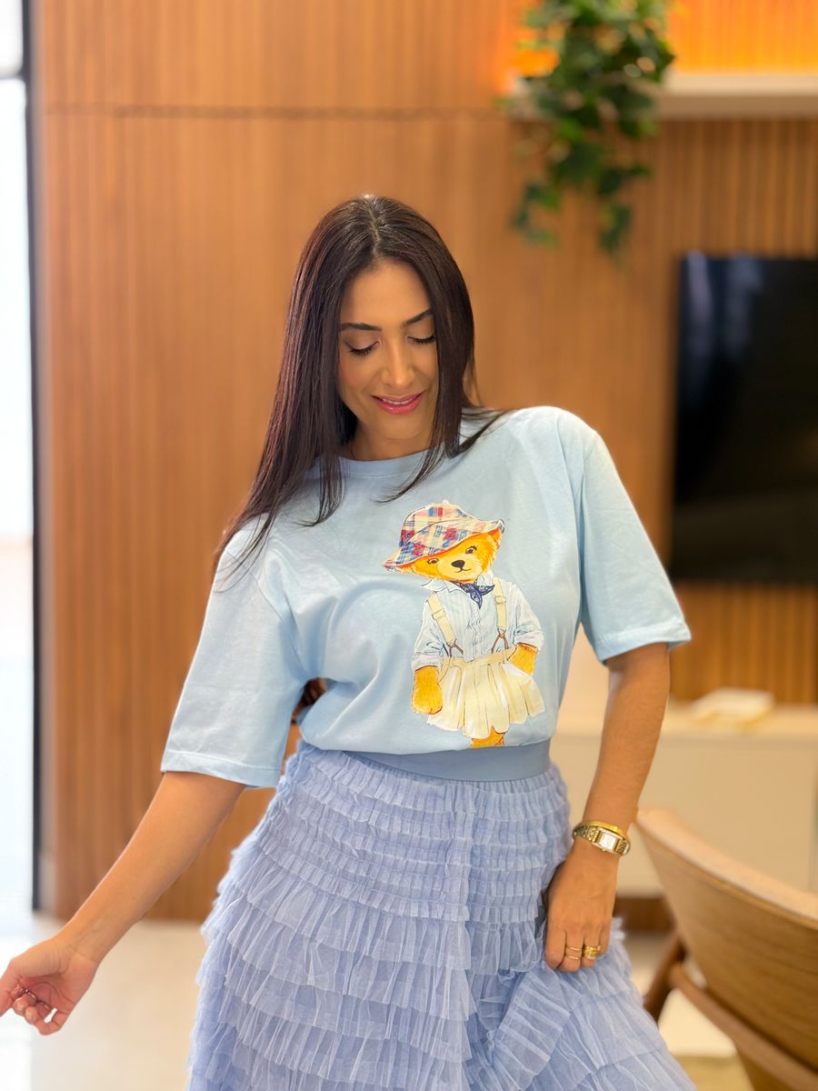 T-shirt Ted Azul
