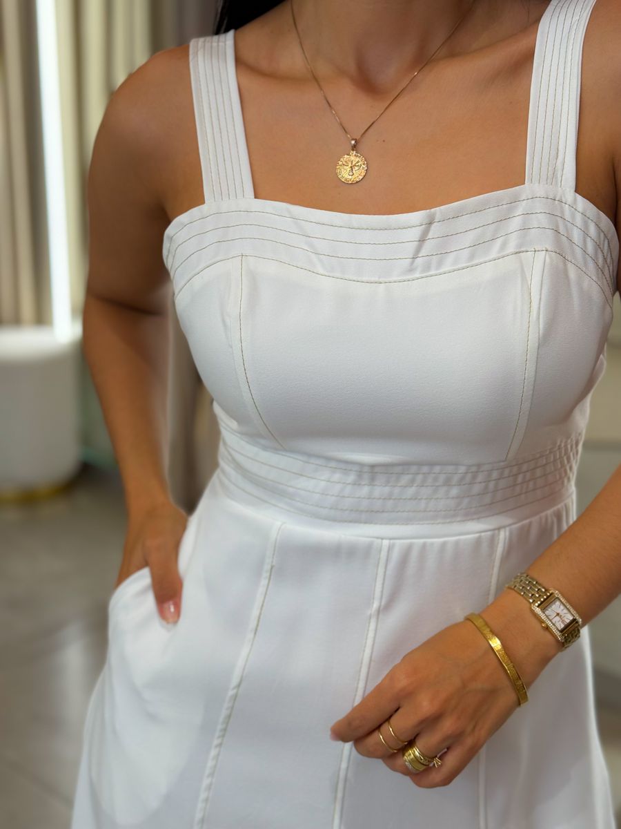 Vestido Naiara Branco