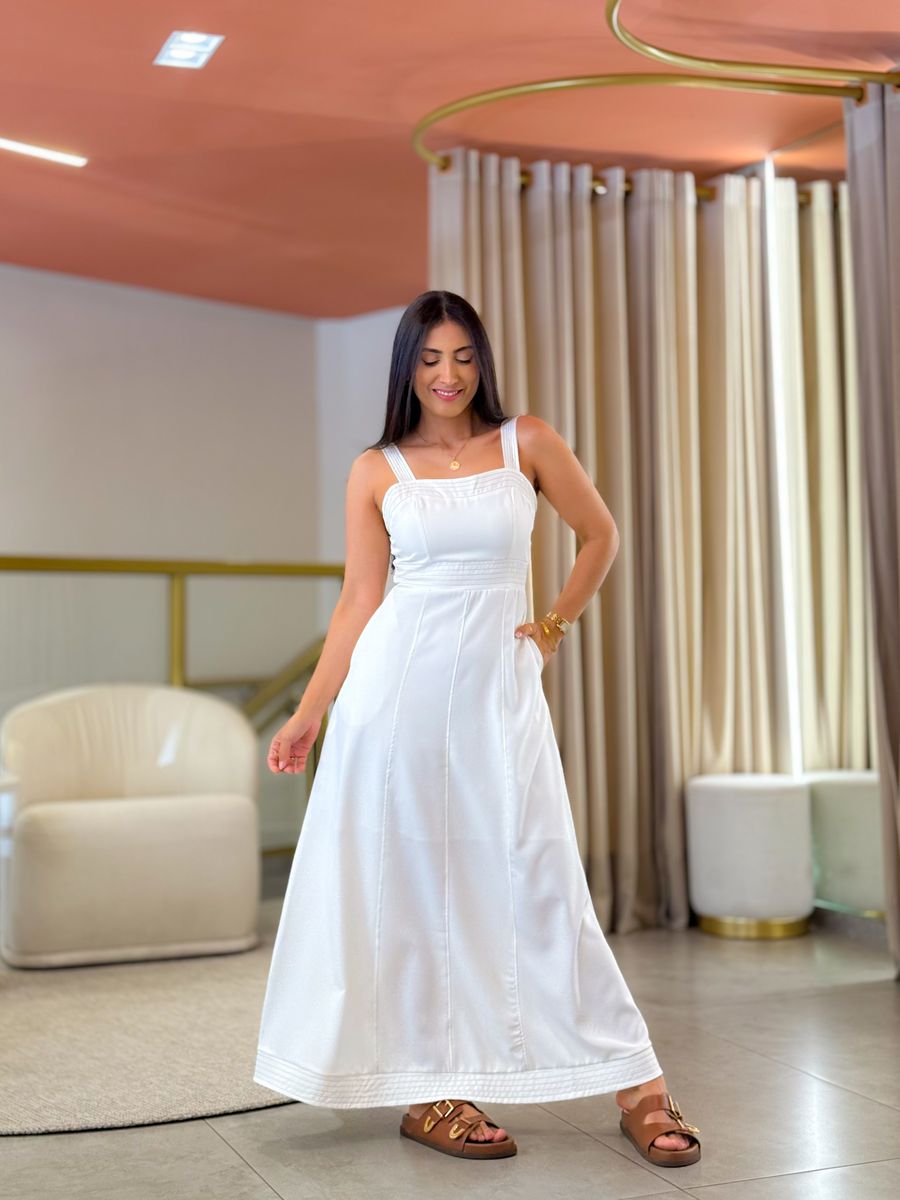 Vestido Naiara Branco