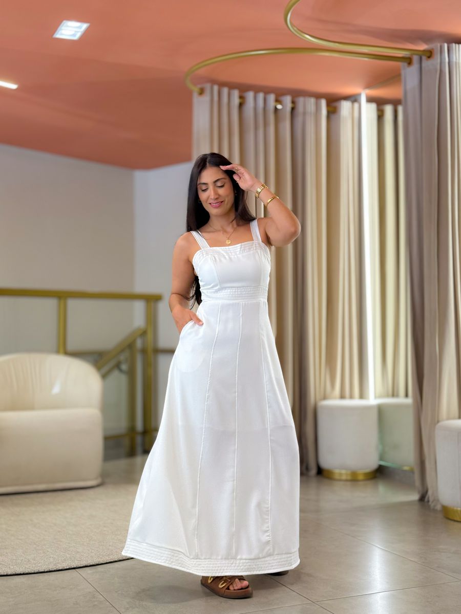 Vestido Naiara Branco