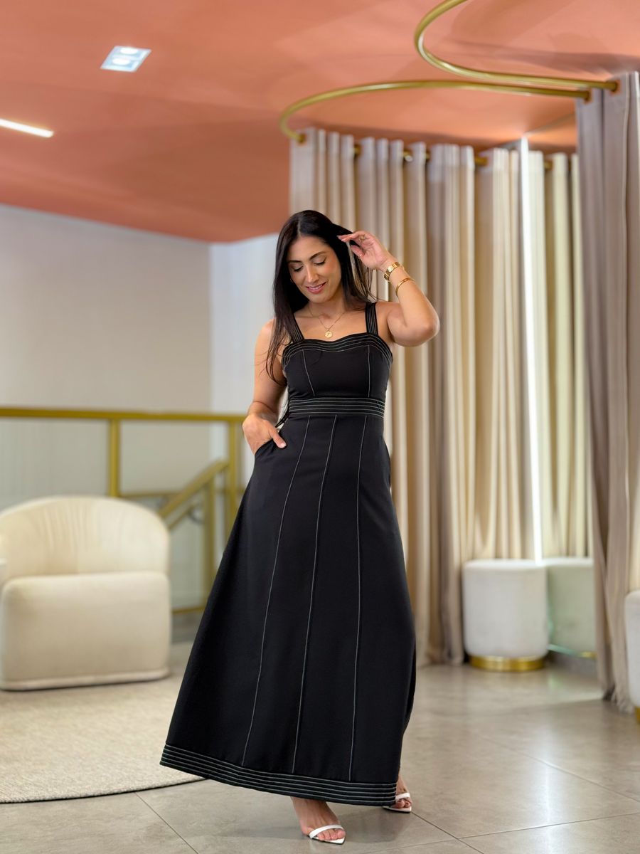 Vestido Naiara Preto