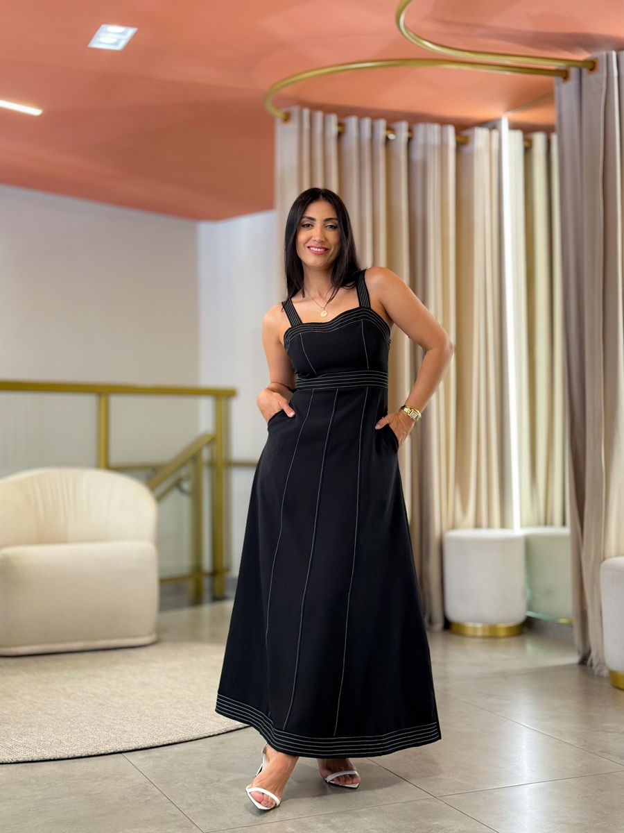 Vestido Naiara Preto