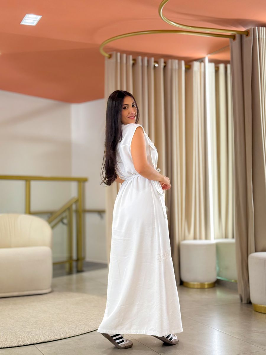 Vestido Ayla Branco