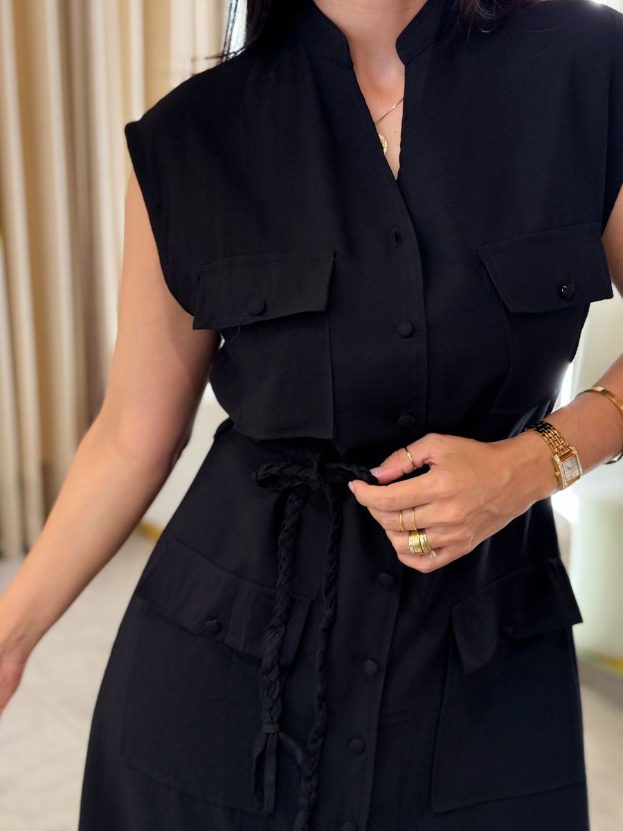 Vestido Ayla Preto