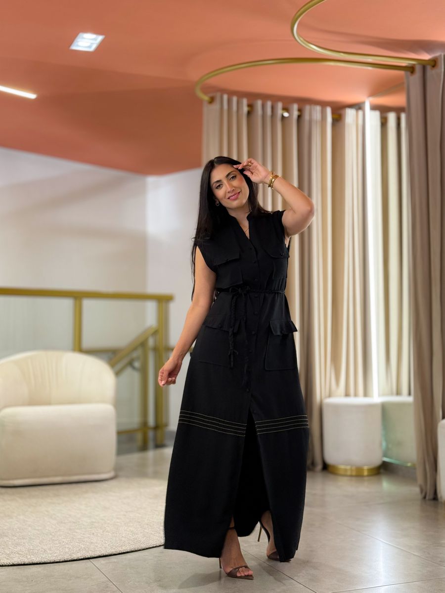 Vestido Ayla Preto