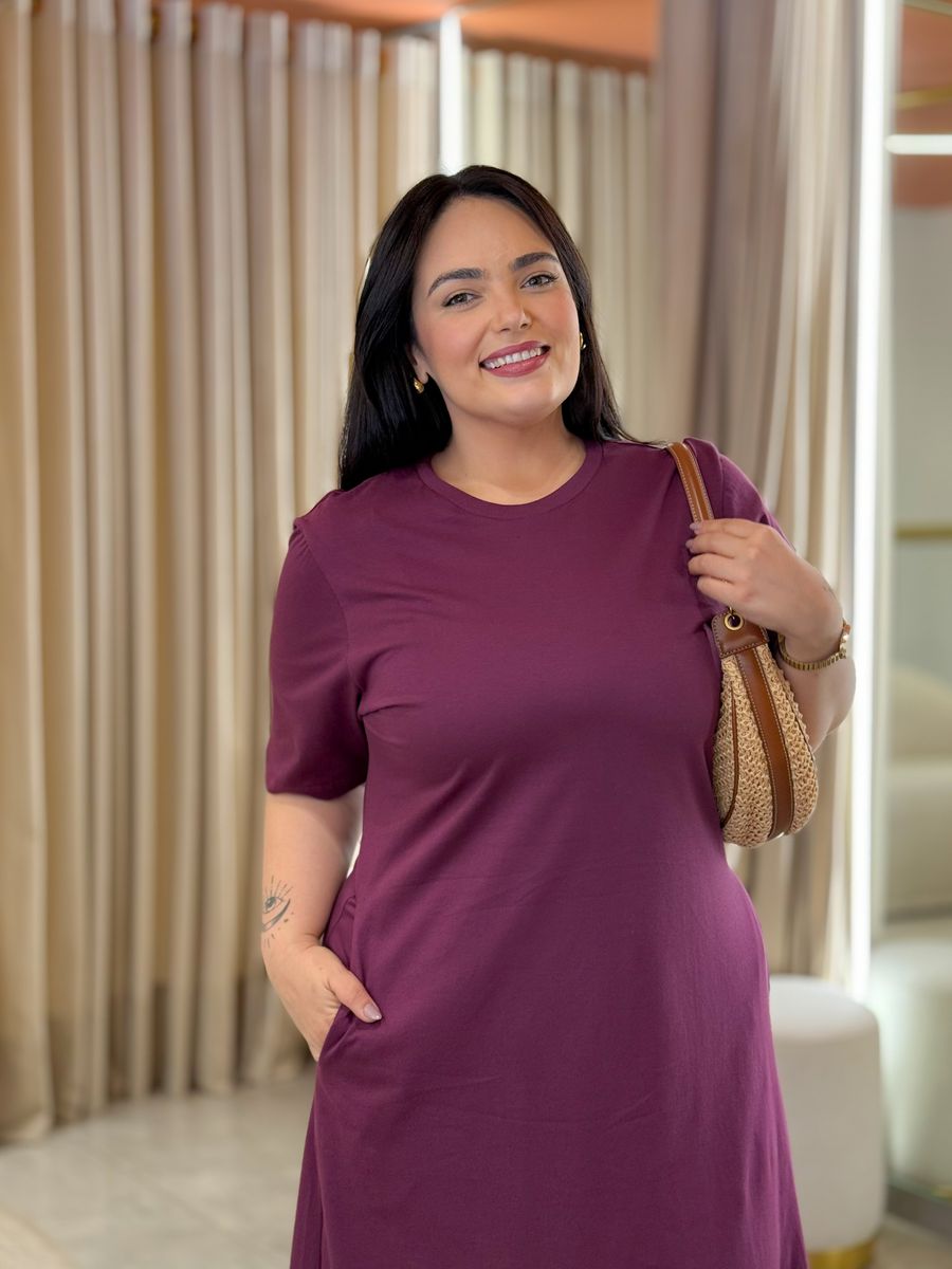 Vestido Leonora Roxo