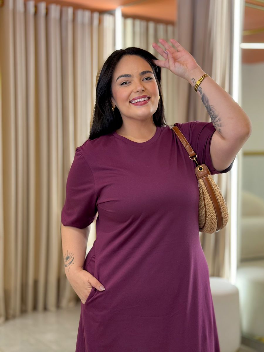 Vestido Leonora Roxo