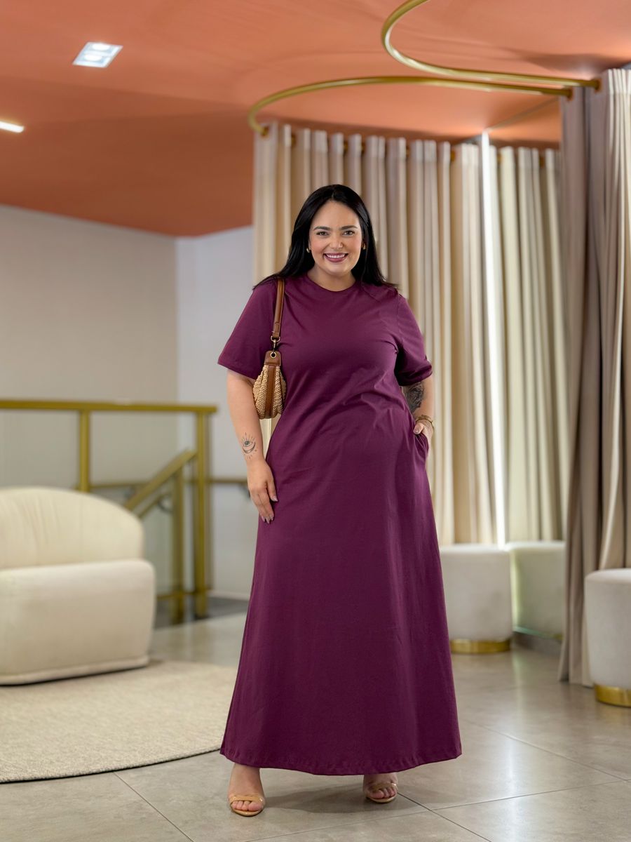 Vestido Leonora Roxo