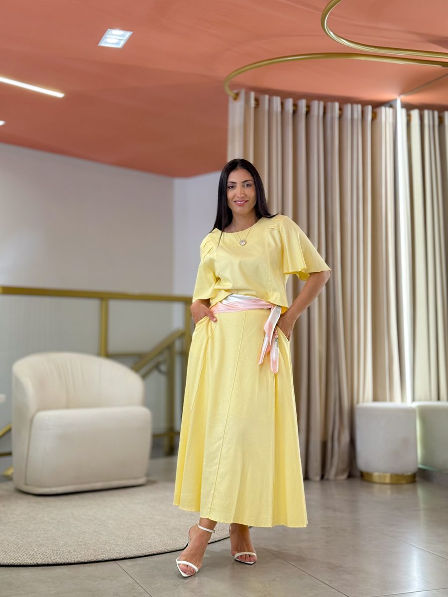 Conjunto Taina Amarelo