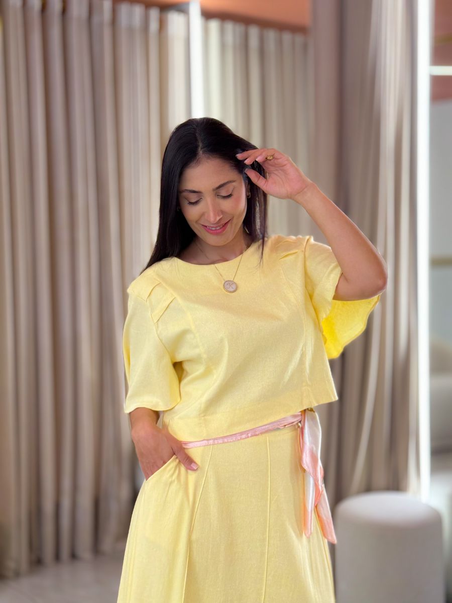 Conjunto Taina Amarelo