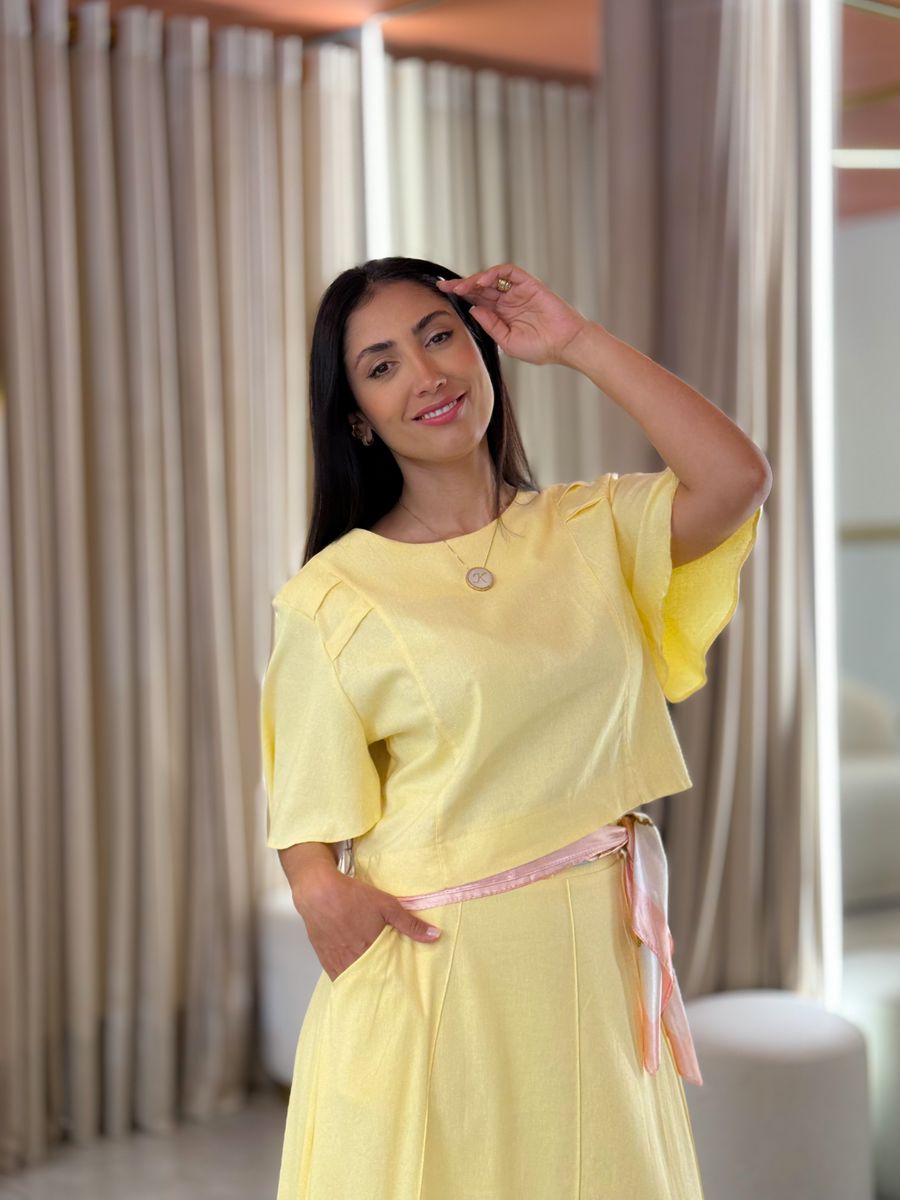 Conjunto Taina Amarelo